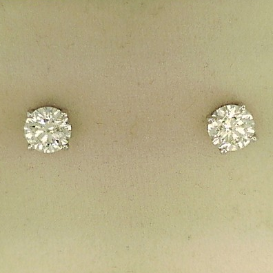 1.01ct Diamond Stud Earrings 