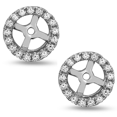 1/5ctw Diamond Earring Jackets 