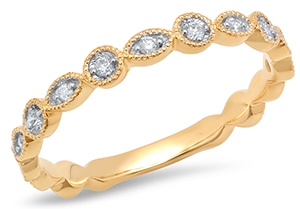 Ladies Stackable Diamond Band 