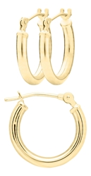 14k Hoop Baby Earrings 