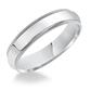 14K White Gold 5mm Milgrain Band 