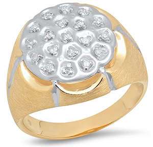 Gents Cluster Ring 