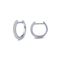 Lafonn 0.24ctw Hoop Earrings