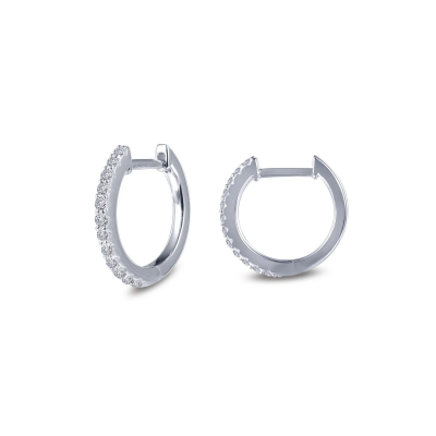 LaFonn .24TW CZ Hoop Earrings 