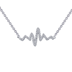 Lafonn Heartbeat Necklace 