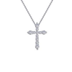 LaFonn Simulated Diamond Cross 