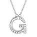 Sterling CZ Initials - 0933596