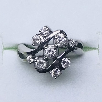 3/4ctw Nine Stone Diamond Ring 