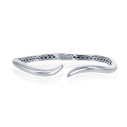 Sterling Wave Bangle 