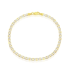 Pave Marina Anklet - Gold Plated 