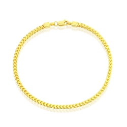 Franco Anklet - Gold Plate 