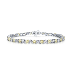 Sterling 11CTW Tennis Bracelet 