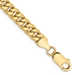 Gents 10K Yellow Gold Cuban Bracelet 6mm - 07L32046