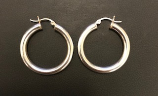 Silver Hoops 