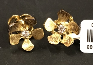 Lafonn Flower Stud Earrings 