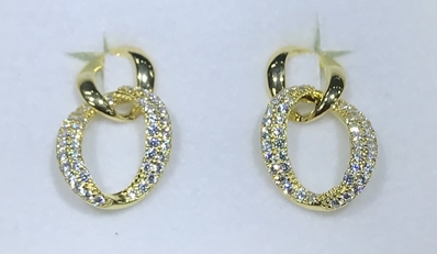 SS YG CZ Fashion Earrings 