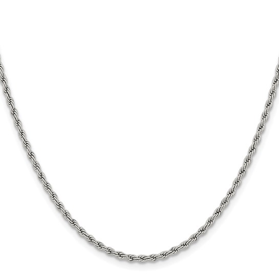 Sterling Rope Chain 