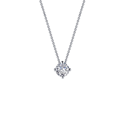 Sterling 20" 1.10CTW CZ Necklace 