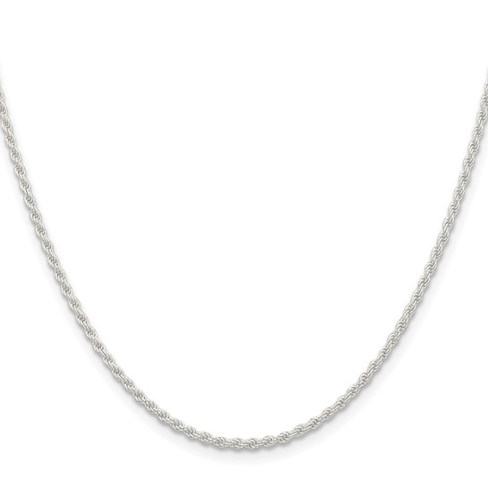 Sterling 20" Rope Chain 