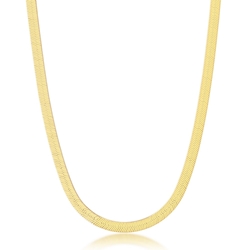 20" Herringbone Chain - Gold Plated 