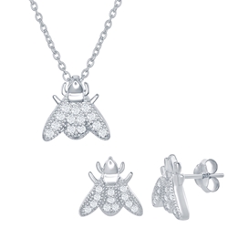 Honey Bee Necklace & Earring Set 