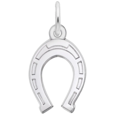 Sterling Horseshoe Charm 