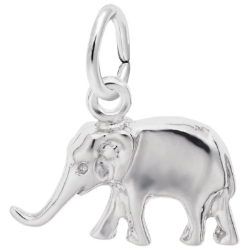 Sterling Elephant Charm 