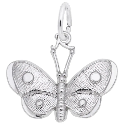 Sterling Butterfly Charm 