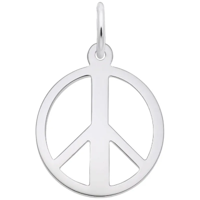 Sterling Peace Charm 