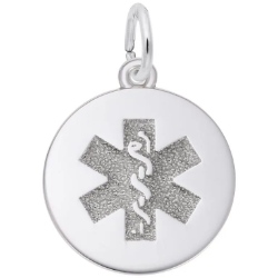 Sterling Med-Alert Charm 