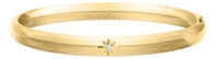 14k CZ Star Baby Bangle