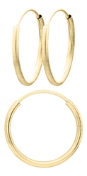 14k Hoop Baby Earrings 