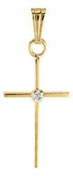 Baby 14k Cross 