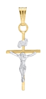 Baby 14k 2-Tone Crucifix