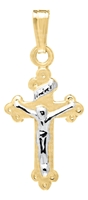 Baby 14k 2-Tone Crucifix