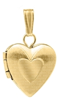 Small Engravable Heart Locket