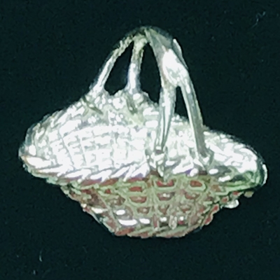 Sterling Charleston Basket Charm 