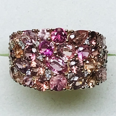 14Ky Pink Sapphire Ring 