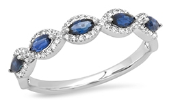 Ladies Sapphire & Diamond Ring 