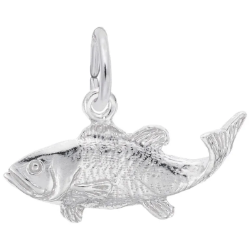 Sterling Bass Charm 