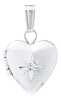 Baby Sterling Heart Locket