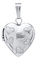 Baby Sterling Heart Locket