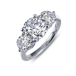 Lafonn 1.67ctw Three Stone Ring 